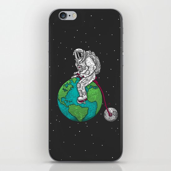 Ride the world iPhone Skin