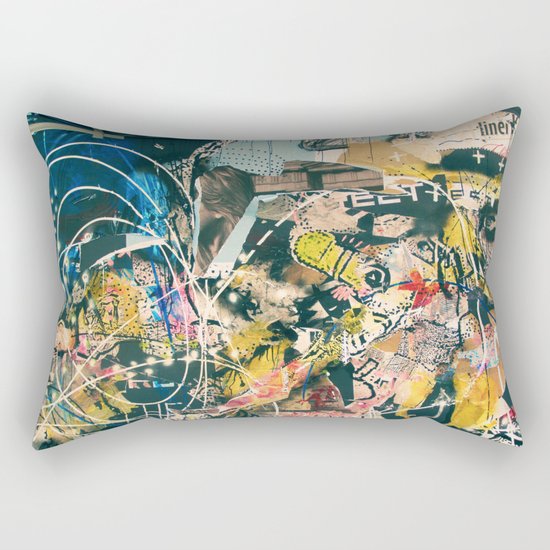 Art Graffiti vintage 4 Rectangular Pillow