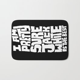 Jack White Bath Mat | Typography, People, Graphic Design 