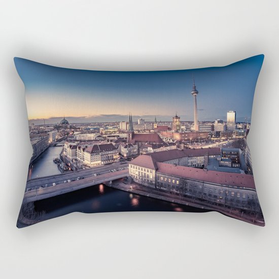 Golden Berlin Rectangular Pillow