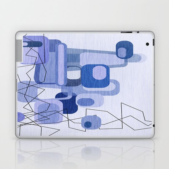 Feeling Blue. Laptop & iPad Skin