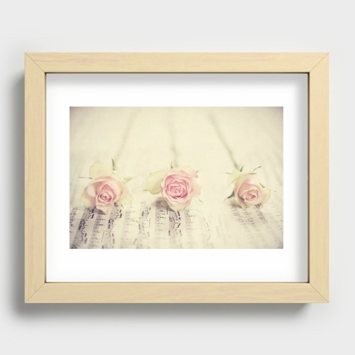Sweet roses Recessed Framed Print