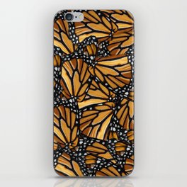 Monarch Butterfly Wing Collage iPhone Skin