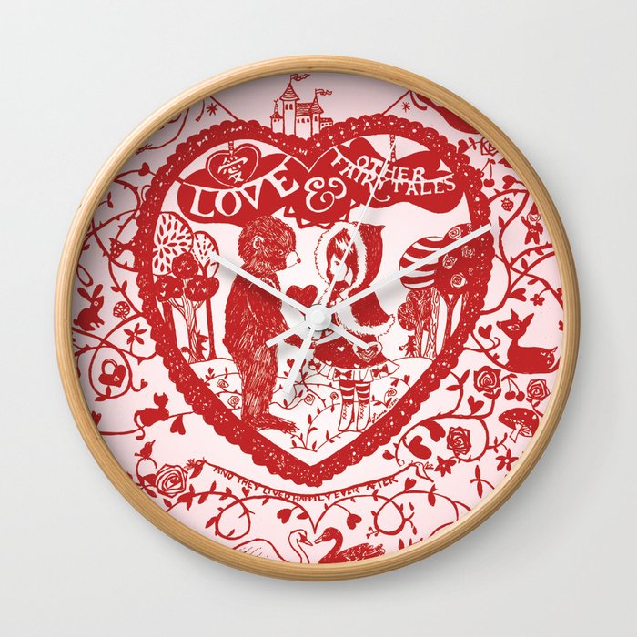 Love and Other Fairy Tales Wall Clock
