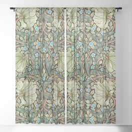 Pimpernel by William Morris Sheer Curtain