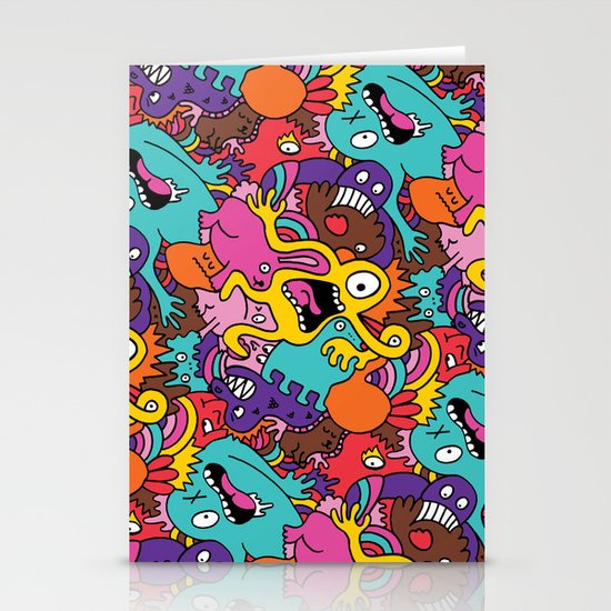 More Monsters, More Patterns Stationery Cards