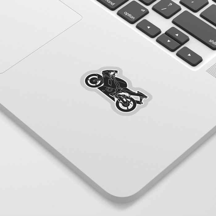 Motorcycle Silhouette. Sticker