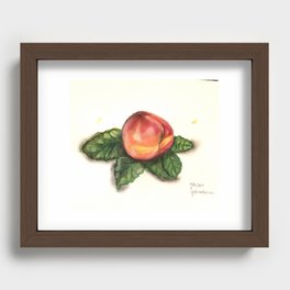 peach Artwork Recessed Framed Print