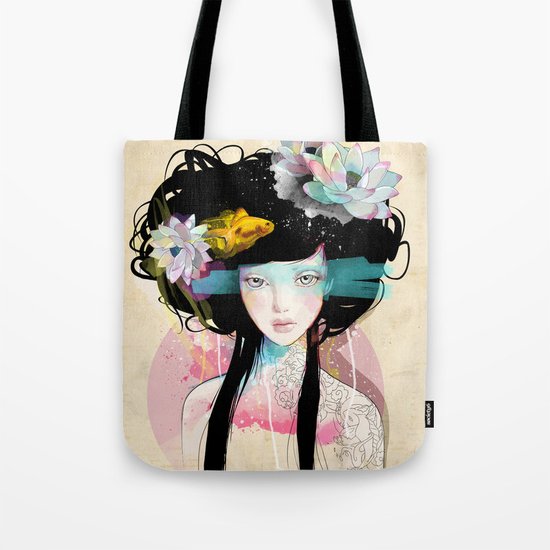 Nenufar Girl Tote Bag