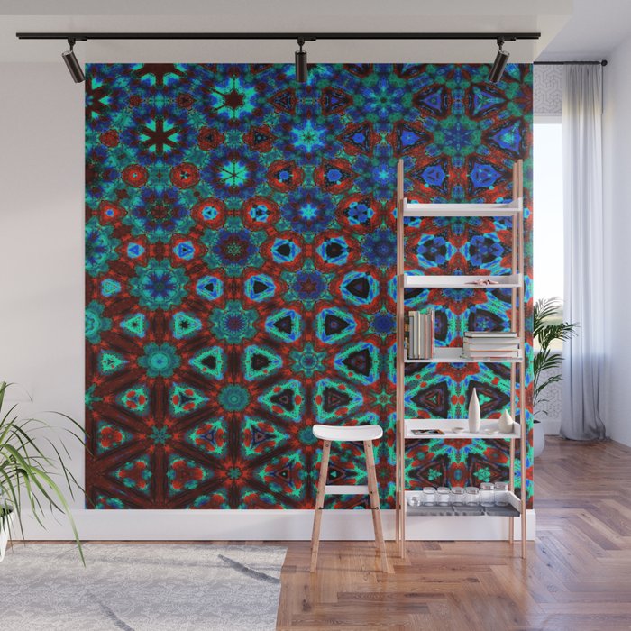 Psychedelic Abstraction Wall Mural