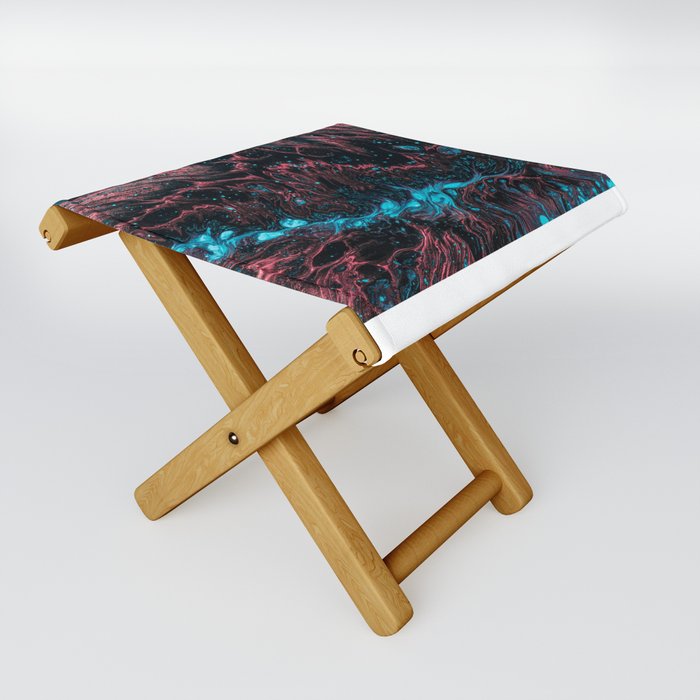 Waves & colors Folding Stool