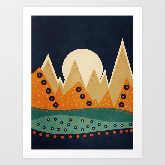 Geometric Spring 03 Art Print