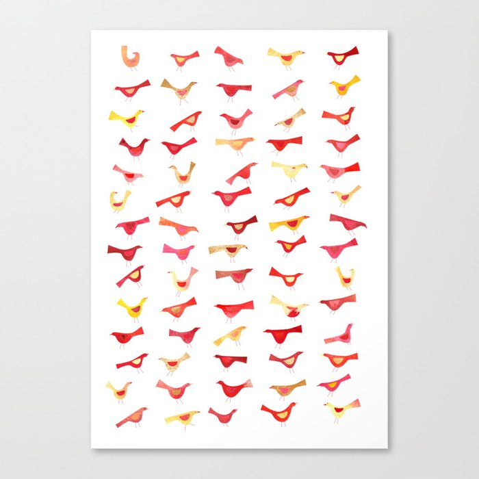 An Army of Undisciplined Birds Canvas Print
