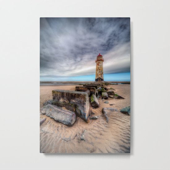 Talacre Light House Metal Print