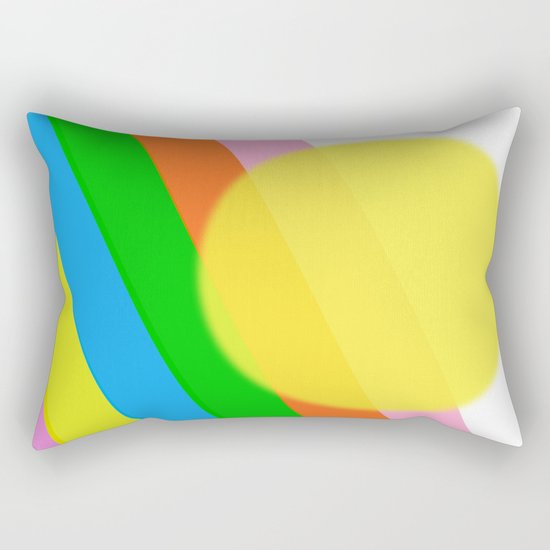 Sunshine and Rainbows Rectangular Pillow