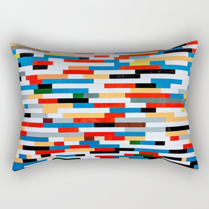 Color bricks Rectangular Pillow