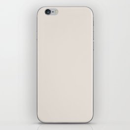 Dusty Off White Solid Color Pairs PPG Fuzzy Unicorn PPG1076-1 - All One Single Shade Hue Colour iPhone Skin