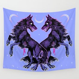 Purple Moon Wall Tapestry