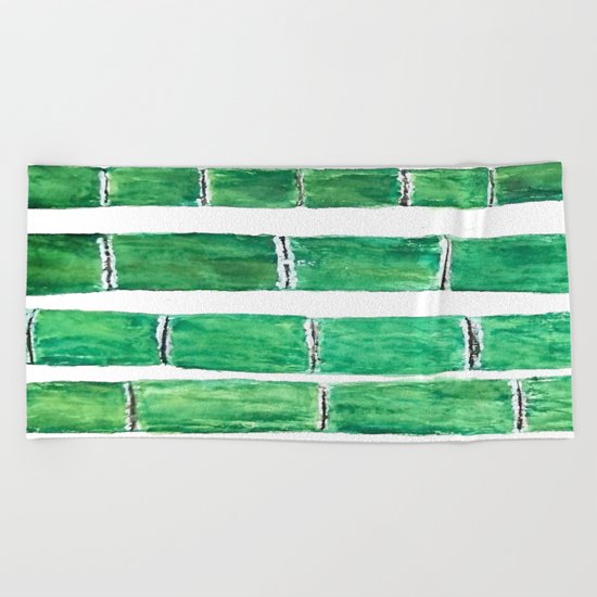 bamboos Beach Towel