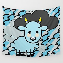 The GOAT of cuteness Wall Tapestry