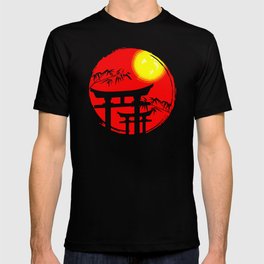Japanese Sun Temple Japan T-shirt