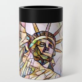 Statue of Liberty Mosaic Can Cooler