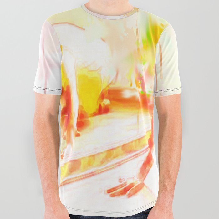 Dancing in the Mirror All Over Graphic Tee