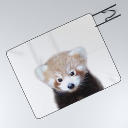 Baby Red Panda, Panda Bear Cub, Kids Art, Baby Animals Art Print By Synplus Picnic Blanket