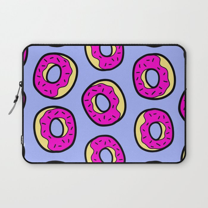 Pink Donut Laptop Sleeve