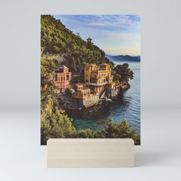 Portofino Hotel on the Sea Mini Art Print