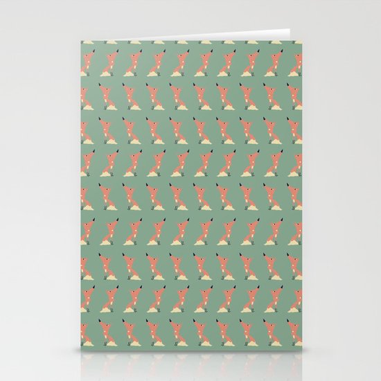 Freddie the Fox - Pattern Stationery Cards