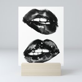 Black Lips Mini Art Print