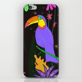 Toucan jungle scene iPhone Skin