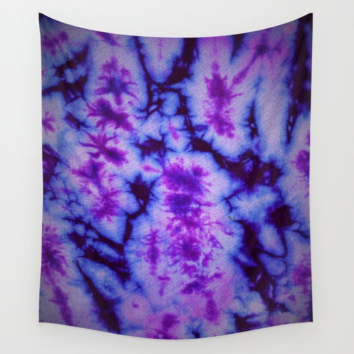Blue tie dye tapestry shop