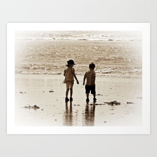 Seaside Memories Art Print