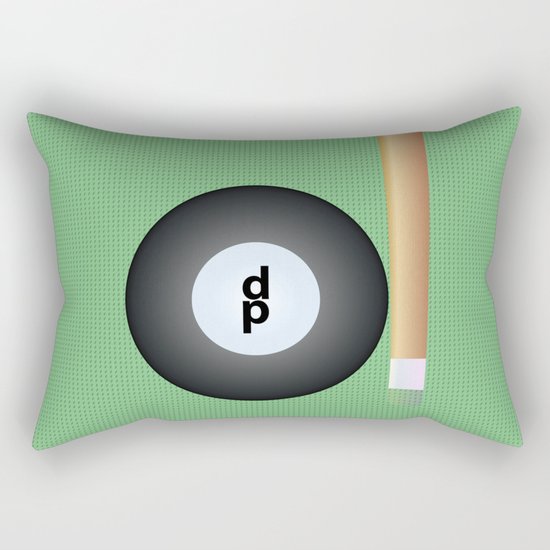 Do you want play billar? Rectangular Pillow