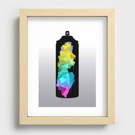 ABSTRACT AEROSOL Recessed Framed Print