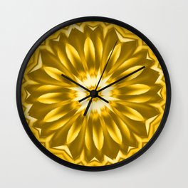 Multicolor Flower RQ Wall Clock