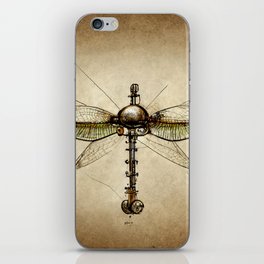 Steampunk mechanical Dragonfly no.1 iPhone Skin