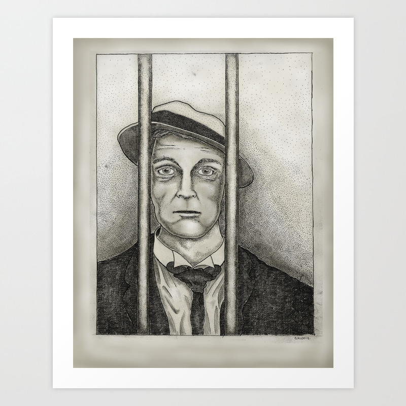 Buster Keaton Art Print By Jessekiddsrealmofmadness Society6