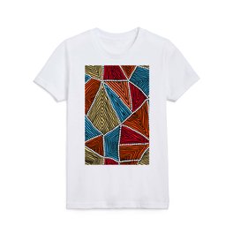 Authentic Aboriginal Art - The Fields Kids T Shirt