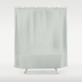 Gray Grey Sea Salt Solid Color Block Spring Summer Shower Curtain