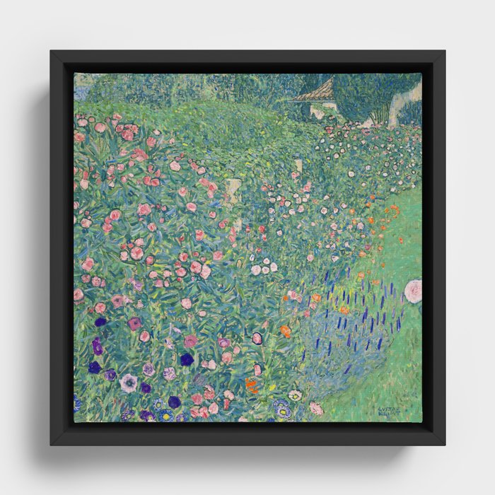 Gustav Klimt Italian GardenLand 1913 Framed Canvas
