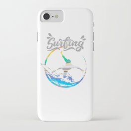 surfing iPhone Case
