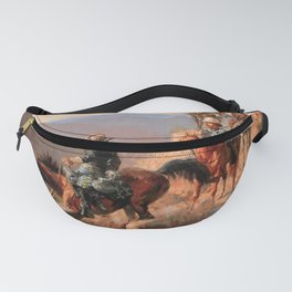 Frederick Remington Western Art “With the 10th Cavalry” Fanny Pack