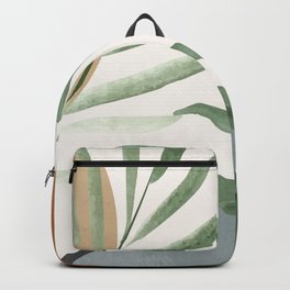 Abstract Art Tropical Leaves 10 Backpack