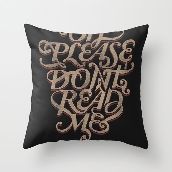 Please Don't Throw Pillow
