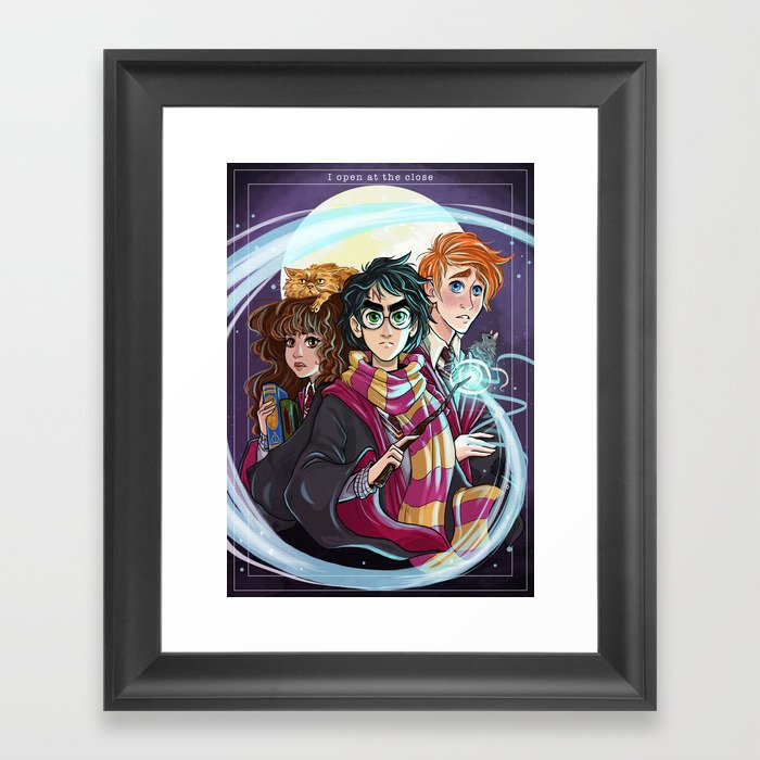 I open at the Close Framed Art Print