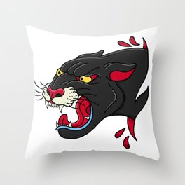 Panthera pardus Throw Pillow
