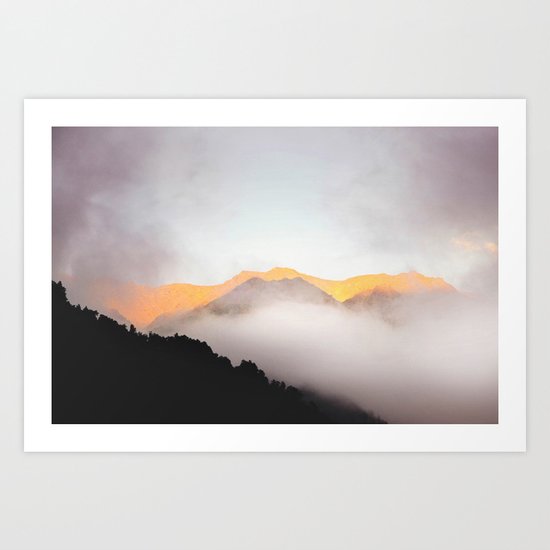 Hidden Treasure Mountain Art Print